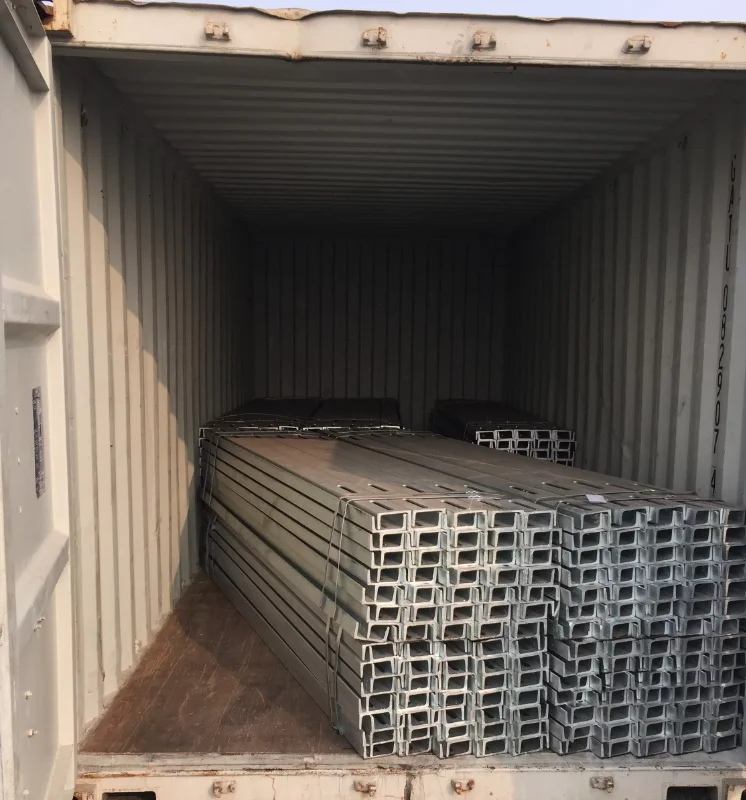 HDG Steel U Channel bar 100x48x5.3mm for Weather Resistant Building Manufacturer