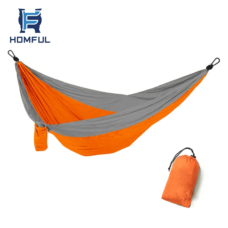 
HOMFUL Portable Ultralight nylon hiking swing folding single hammock in American market  (62330642692)
