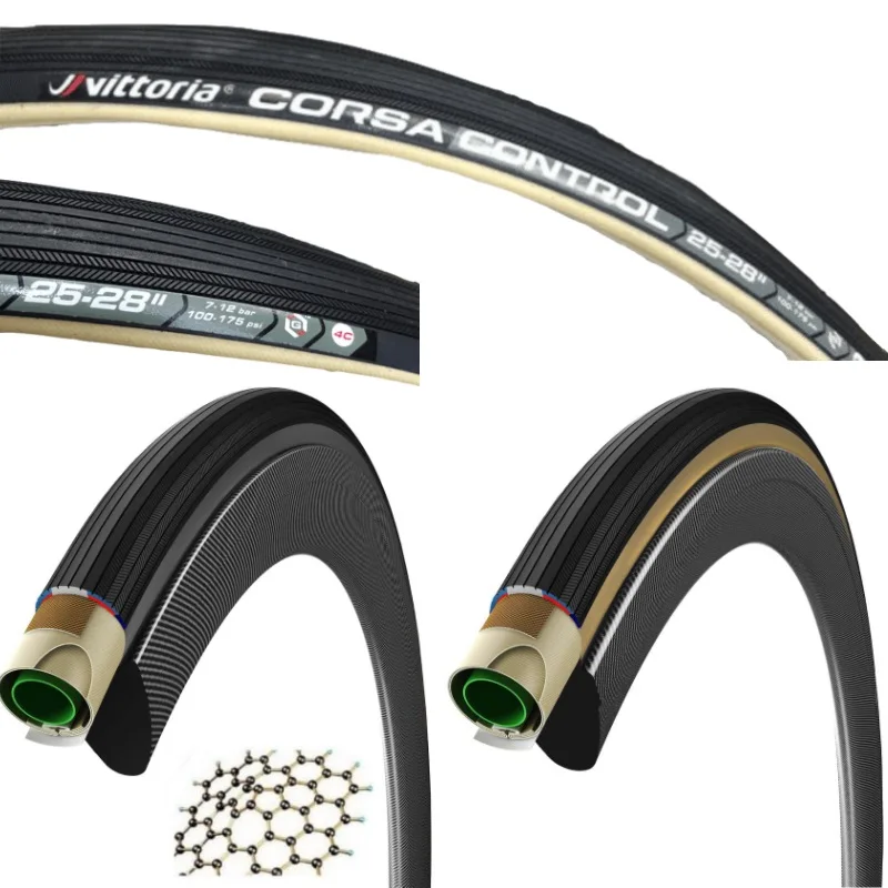 

Vittoria Corsa Control G+ Tubular Road bike tire bicycle tubular tire fit 28''x25mm tubular rim Free shipping