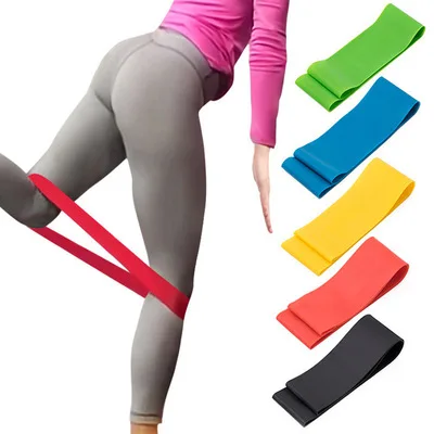 

Resistance Loop Exercise Bands with Instruction Guide And Carry Bag Body Bands, Customized color