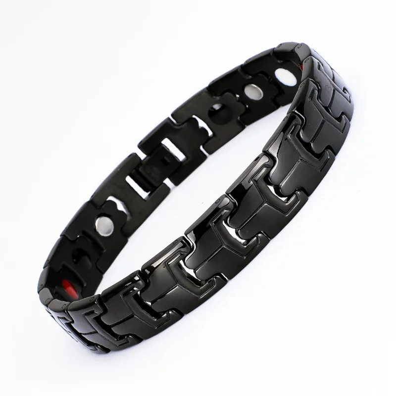 Unique Mix Color Magnetic Metal Band Strap Health Energy Bracelet Jewelry