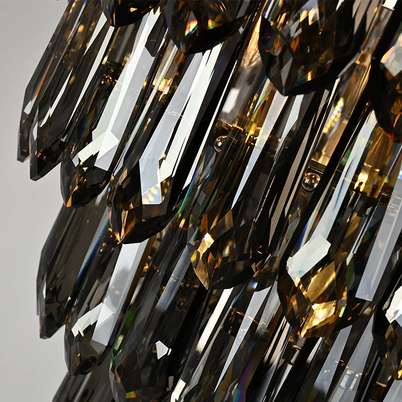 Luxury atmospheric living room personality necktie crystal  Chandelier