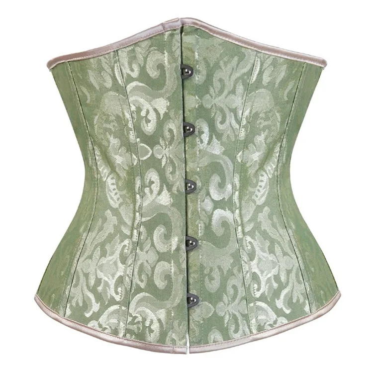 

Green Polyester Fajas Slimming Waist Training Corsets, White,green,purple,black,white,red