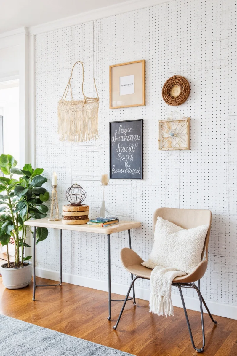pegboard decor how to make your family friendly home both functional and fabulous