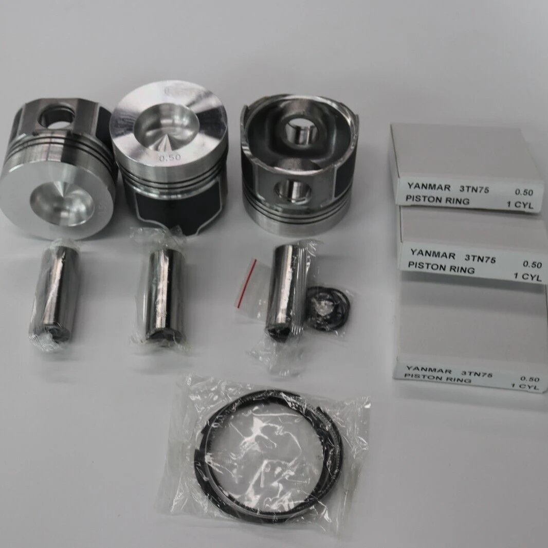 

For Yanmar 3TN75L 3TN75 rebuild kit piston ring cylinder liner gasket bearing