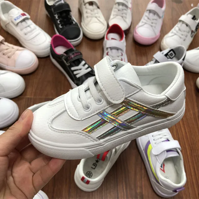 

Popular new products children's sports shoes Baishi school leather China factory cheap shoes inventory