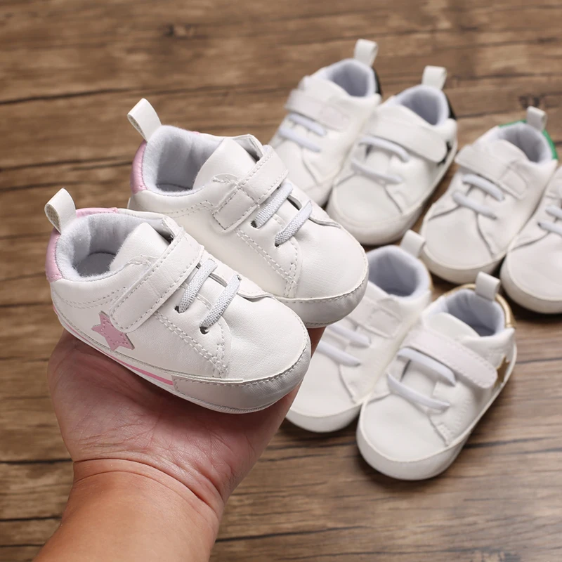 

Baby shoes, men's and women's baby rubber sole five star baby walking shoes