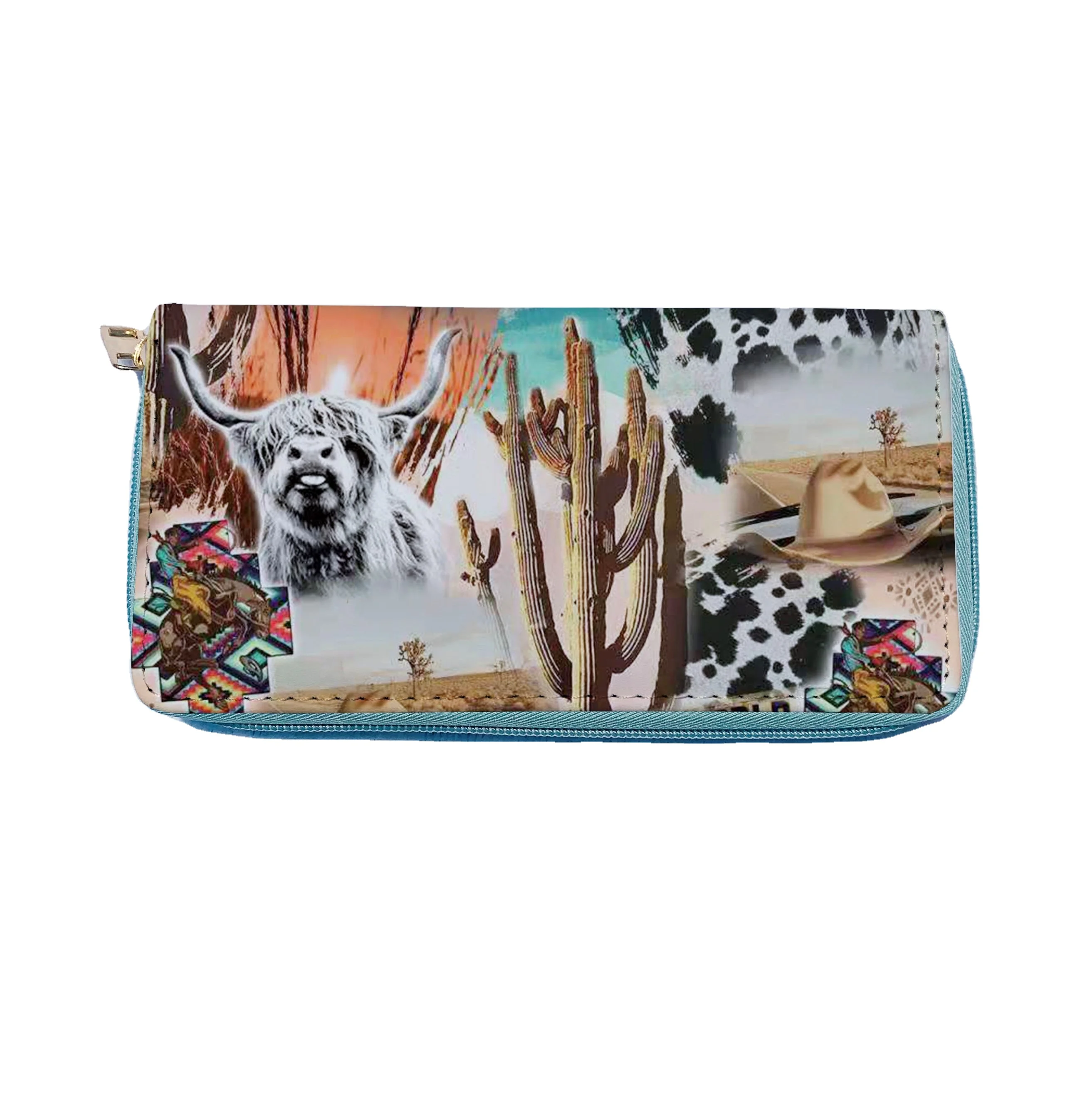 

In Stock Hand Phone Wallets Fun Cowboy Sunflower Leopard Print Wallet