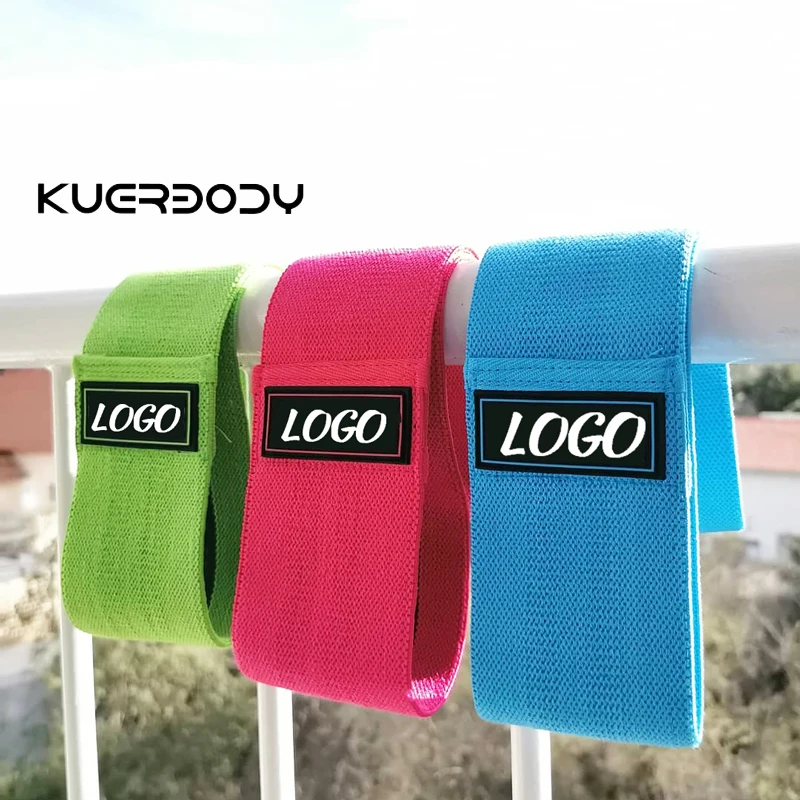 

Hip Circle Resistance Bands Fabric Booty Band Exercise Elastic Glutes Bands, Customized color