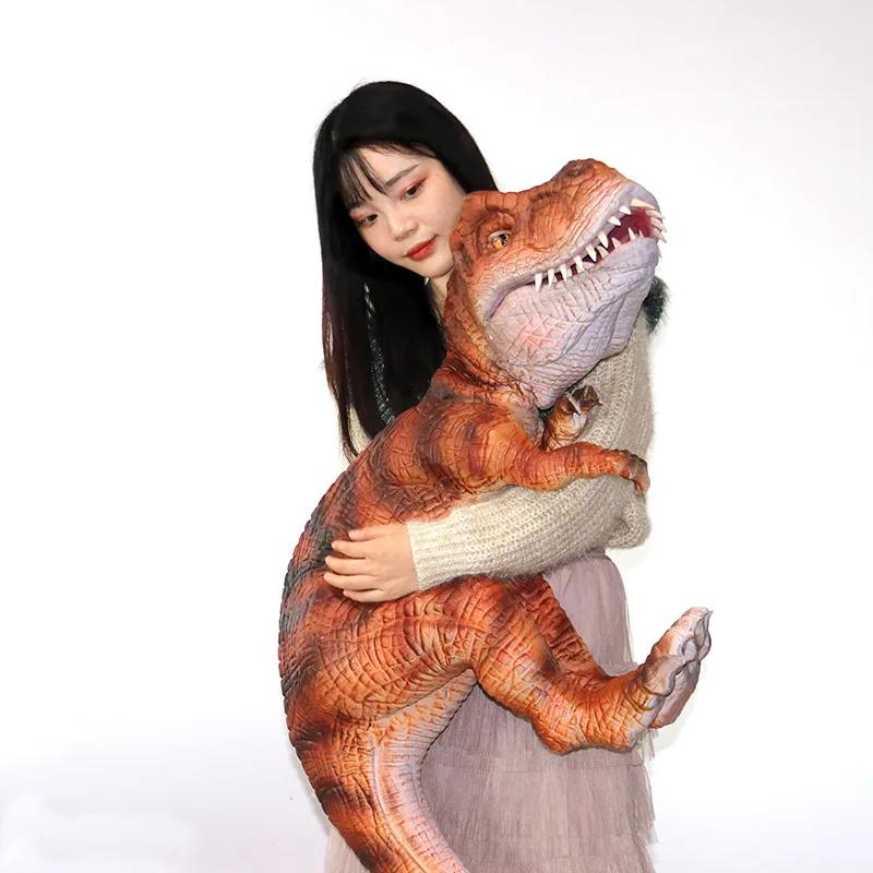

High Quality Customized Hand Control Dinosaur Puppet for Christmas