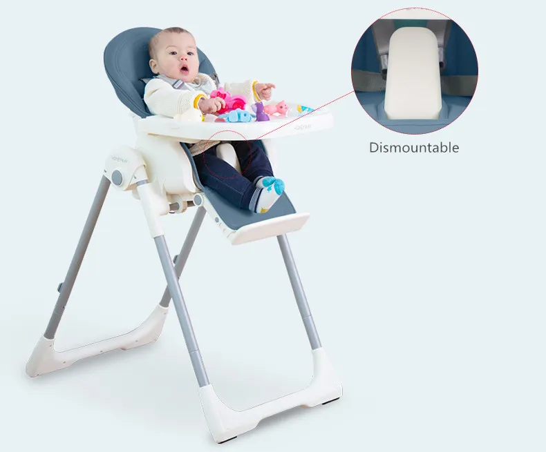 
HONEYWAY 2020 new multifunctional plastic Child high chair connection baby dining furniture 