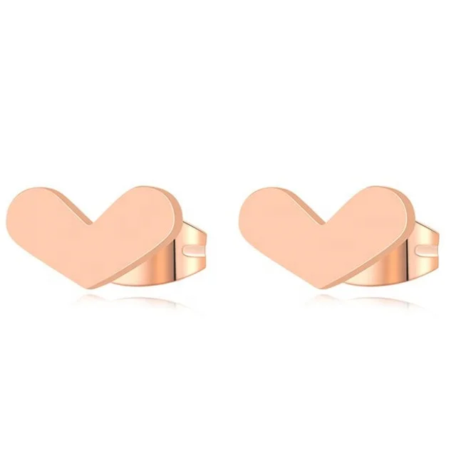 

Yiwu Aceon Stainless Steel Fashion Blank Tag Various Shape Rose Gold Plain Fancy Swirl Heart Earring