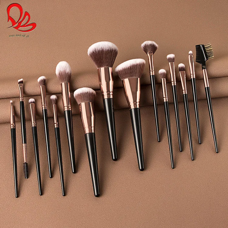 

2023 New Style Vegan Makeup Brushes 7pcs/10pcs/15pcs Professional Custom Makeup Brush Set Private Label