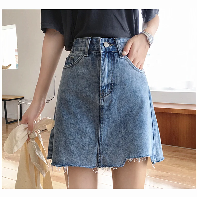 short skirt jeans