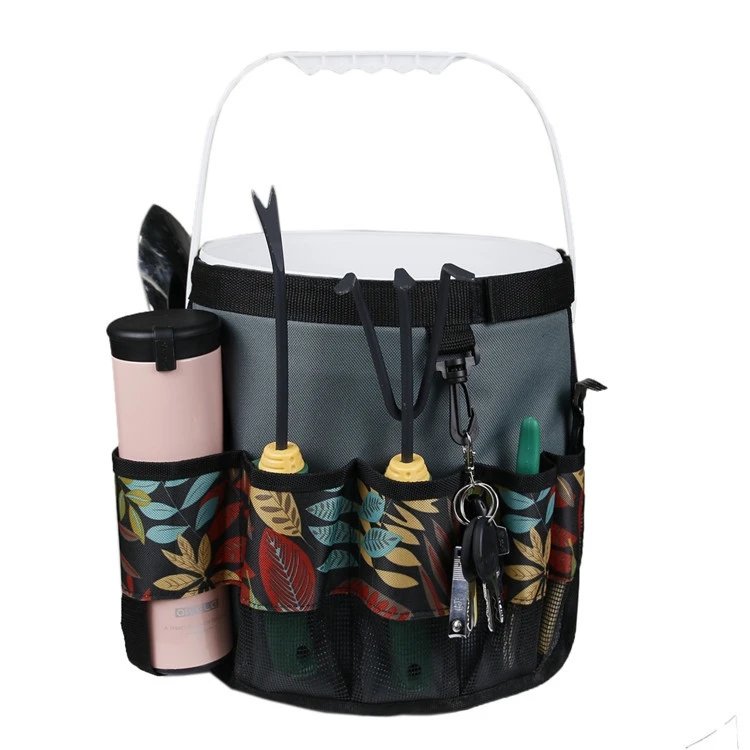 

Customized Pattern Folding Garden Roll Storage Bag for mini 13 pieces Succulent Hand Tools