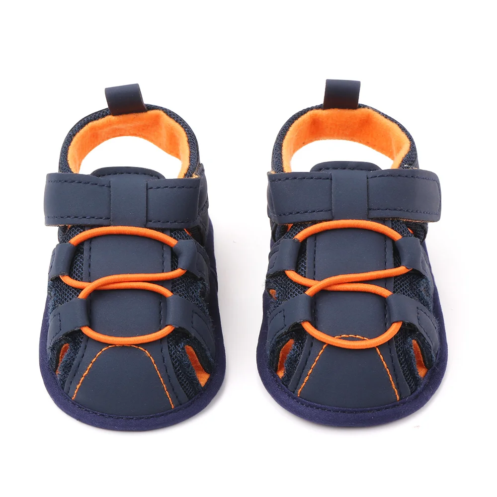 

New arrival fashion baby sandals boy anti-slip newborn baby boy shoes summer toddler sandals shoes, Black/white/brown