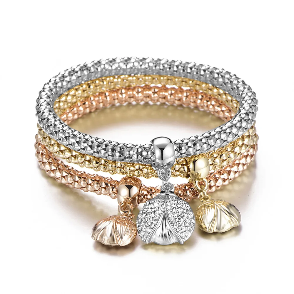 

Fashion Three Colors Gold Animal Bracelet set for women wholesale N95204, Picture