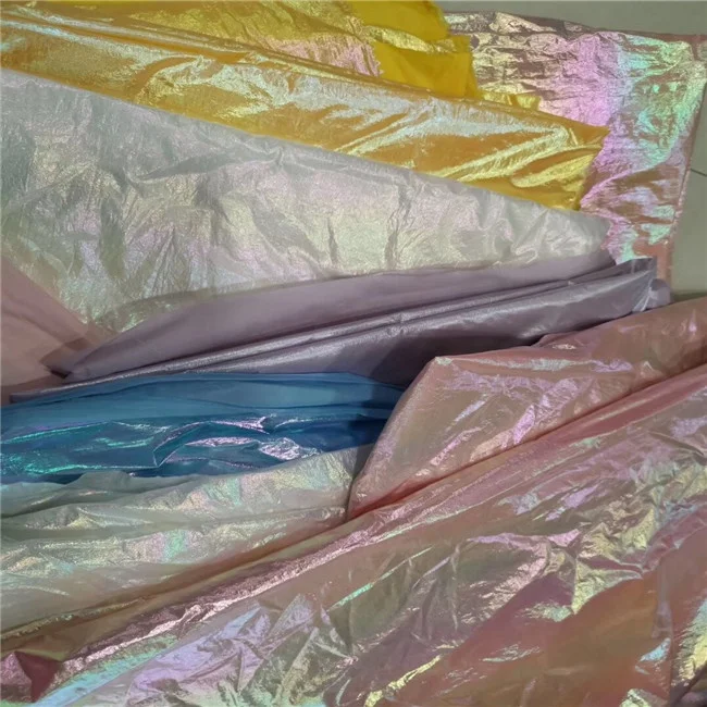 100%polyester Reflect Woven  Sportswear Garment Cloth High Visibility Reflective Jacket Fabric