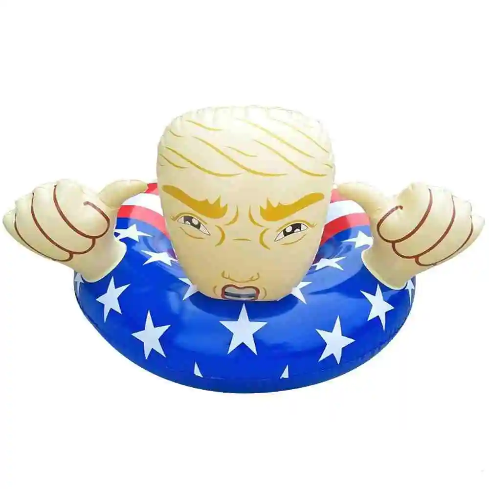 

This Isn't Trump New Design American Swim Circle Inflatable Floats Swimming Ring Adult Children, As picture