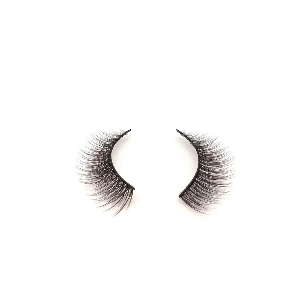 

Wholesale Privat Label Fluffy Eyelash Synthet Magnetic Mink Synthetic False Eyelashes Extensions, Black