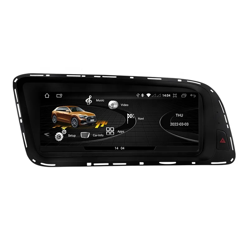 

8.8 Inch Carplay Android Auto GPS Navi Radio Stereo WIFI 4G SIM Car Head Unit For Audi Q5 2009-2016