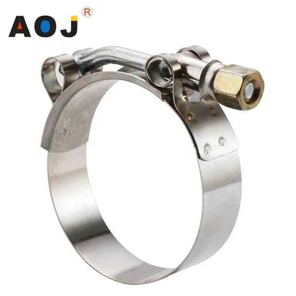 
Bandwidth 19mm 201 301 304 stainless steel T type strong hose clamps 