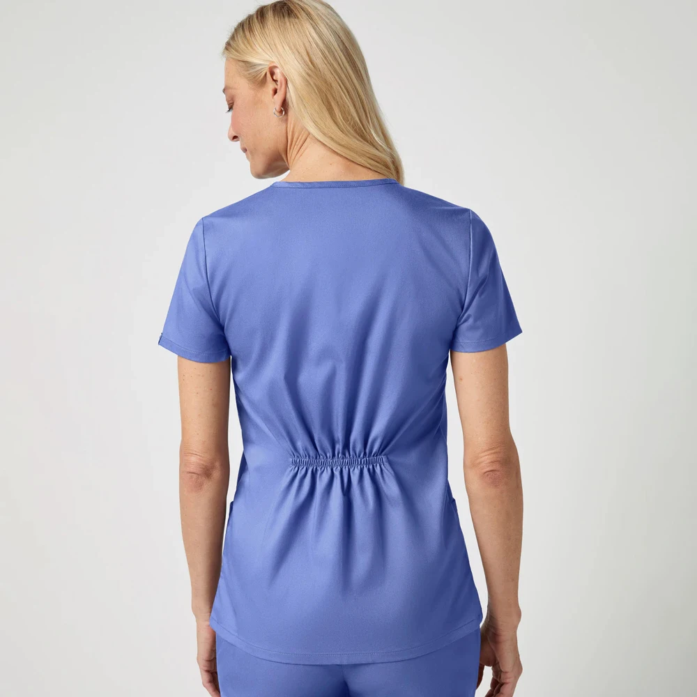 polyester scrub tops