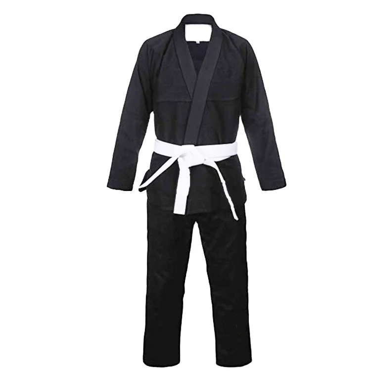 

Black judo gi uniform for adults and kids