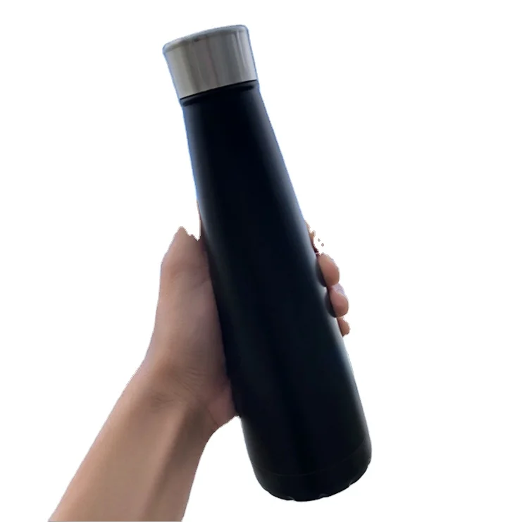 

New Second generation stainless steel cola shape dual walls water bottle, Customized color acceptable