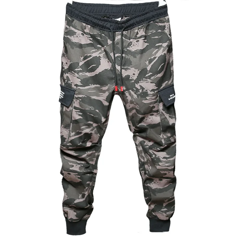 

M-9XL Camouflage Street Wear Fashion Loose Multi-Pockets Plus Size Men's Cargo Pants
