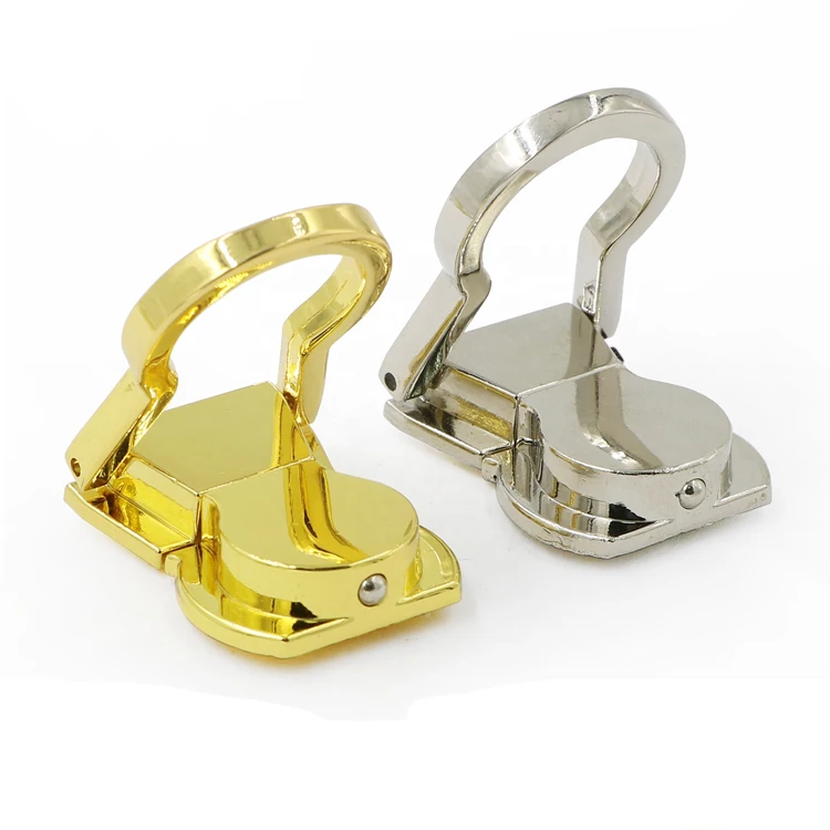 

Bag square metal push lock handbag buckles twist lock, Gold,welcome to customize