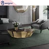 DG Custom made villas and clubhouse luxury modern furniture stainless steel coffee table