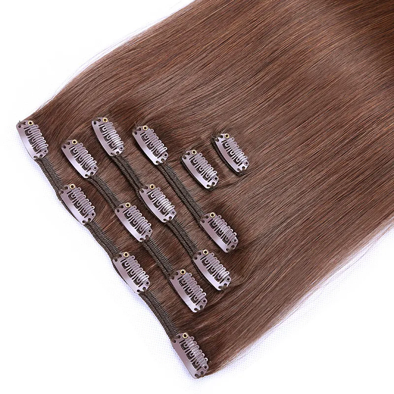 

Most Popular Factory Price Buy Wholesale Unprocessed Raw Cuticle Aligned Double Drawn Clip In Human Hair extensions