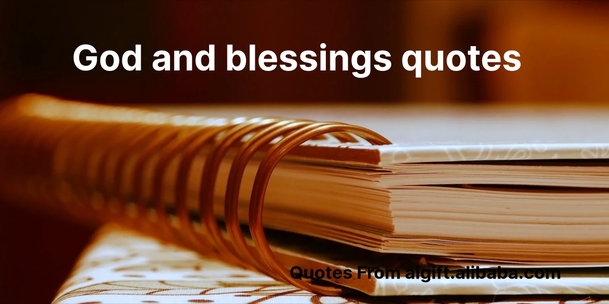 god and blessings quotes