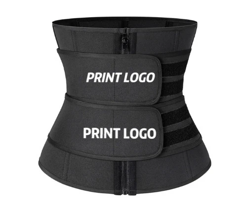 

BK04High Quality corset vest custom logo women bandage waist plus size waist trainer and shape wear, Black, rose madder