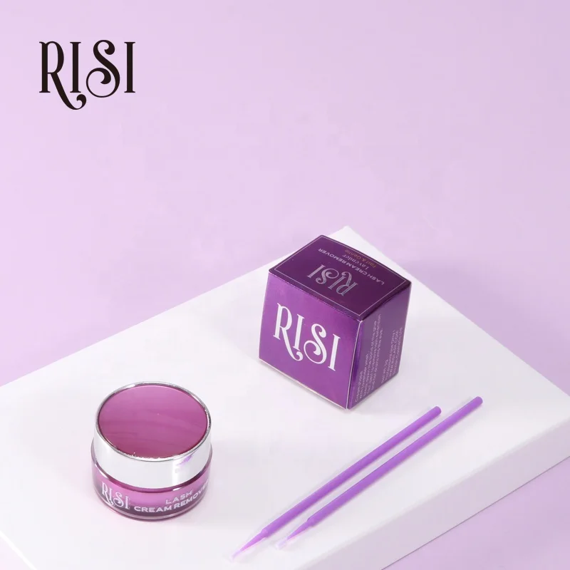 

RISI 5 Minute Cream Remover Eyelash Private Label Eyelash Remover Non-irritating Offer Custom Color Lash Remover Cream