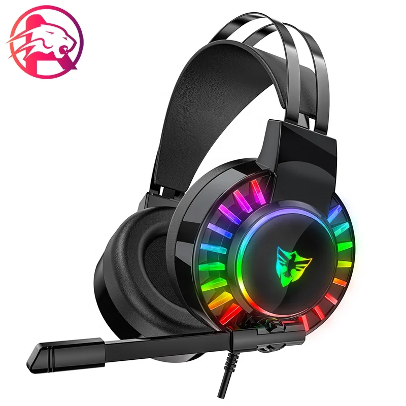 

USB Audifonos Gamer Wired Stereo OEM Gaming Headset Headphones for Xbox One PS4 PS5 PC with Mic LED