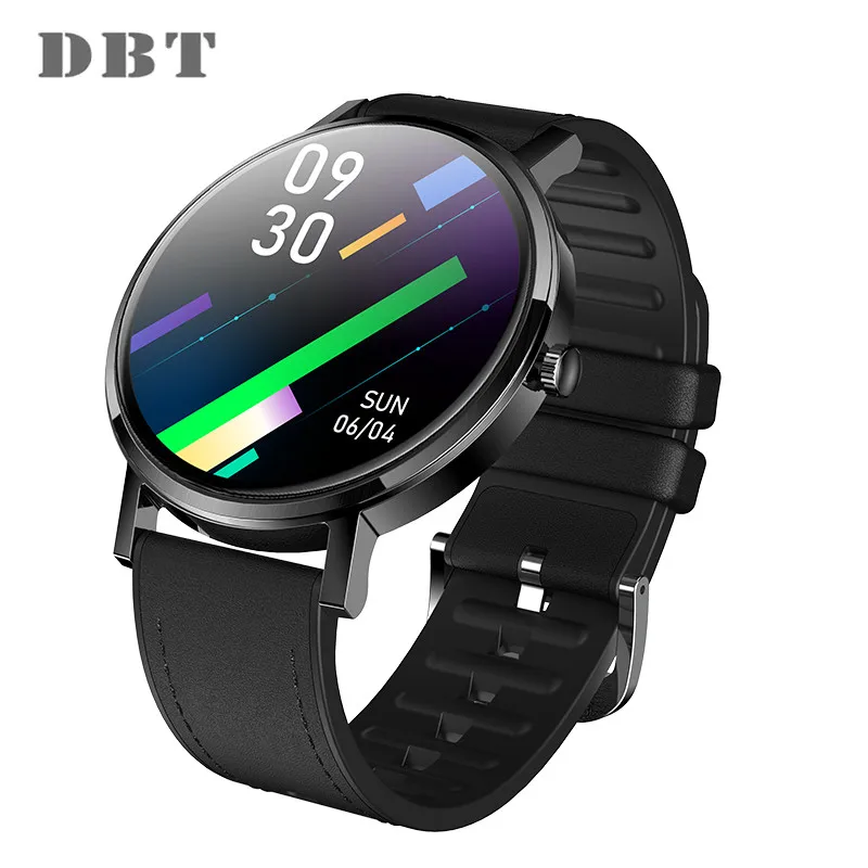 

F18 smart watch FitCloudPro PPG heart rate tracker smartwatch BT 5.0 Leather Smart Watches With Amoled Display