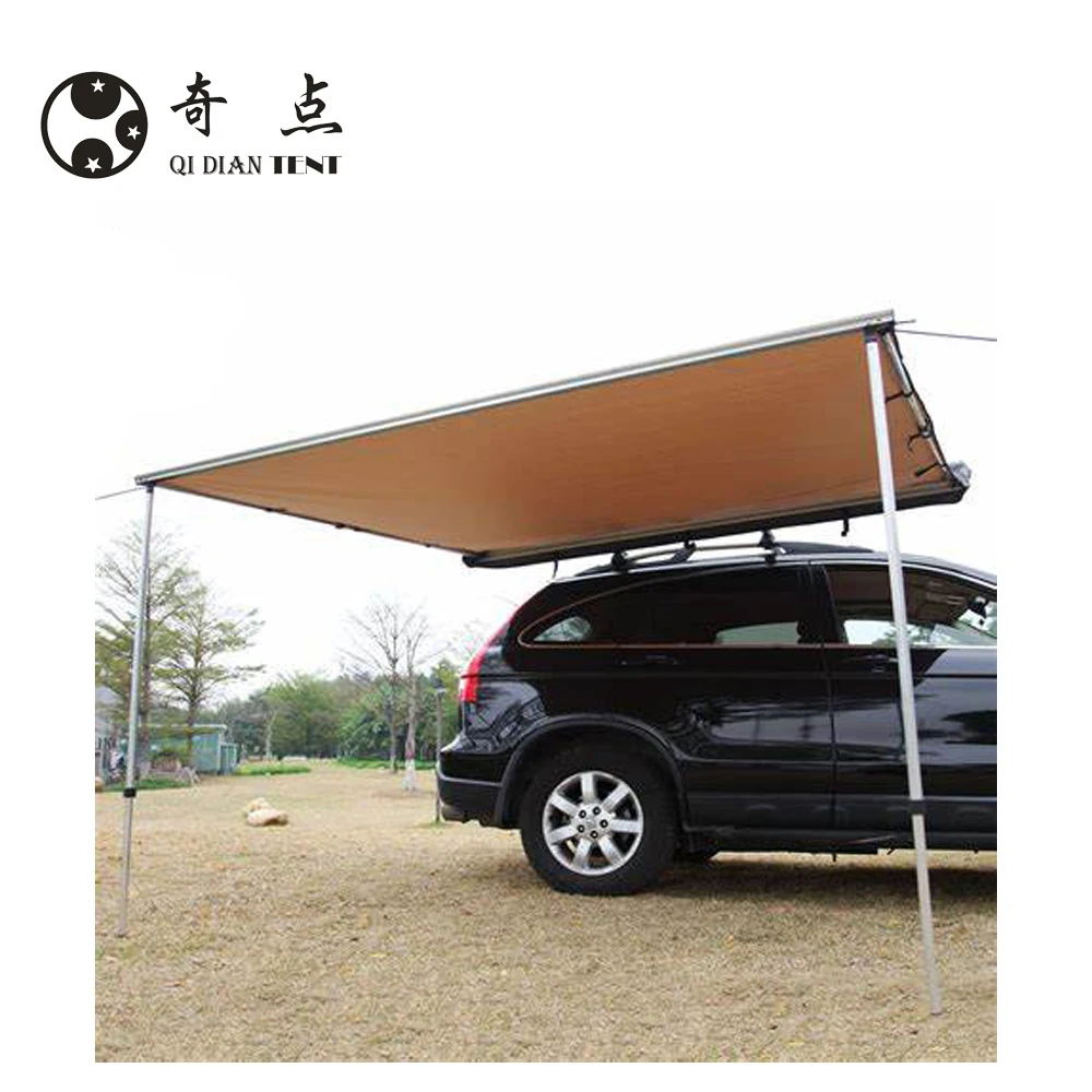 

Lowest price awning car top tent SUV portable car side awning hard shell roof top tent, Khaki/green/gray