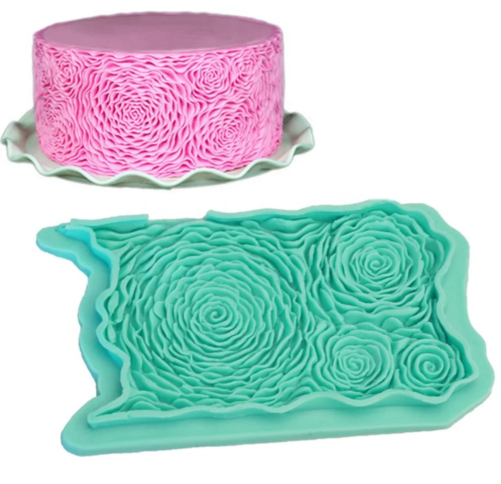 

New Rose fondant tools cake decorating Baking tools, Blue, orange, pink