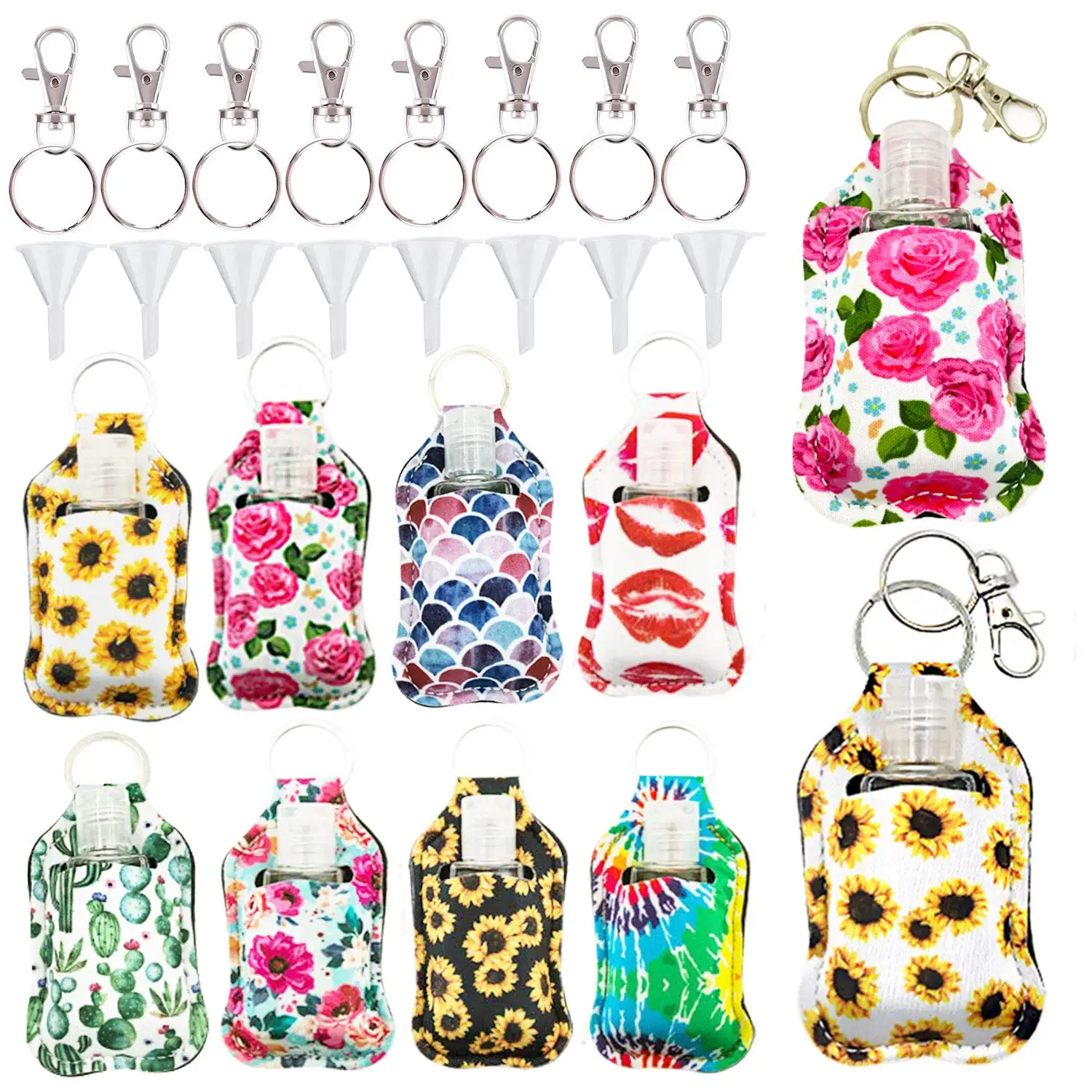 Custom Hand Sanitizer Keychain Holder Bottle Keychain Holder Key Chain