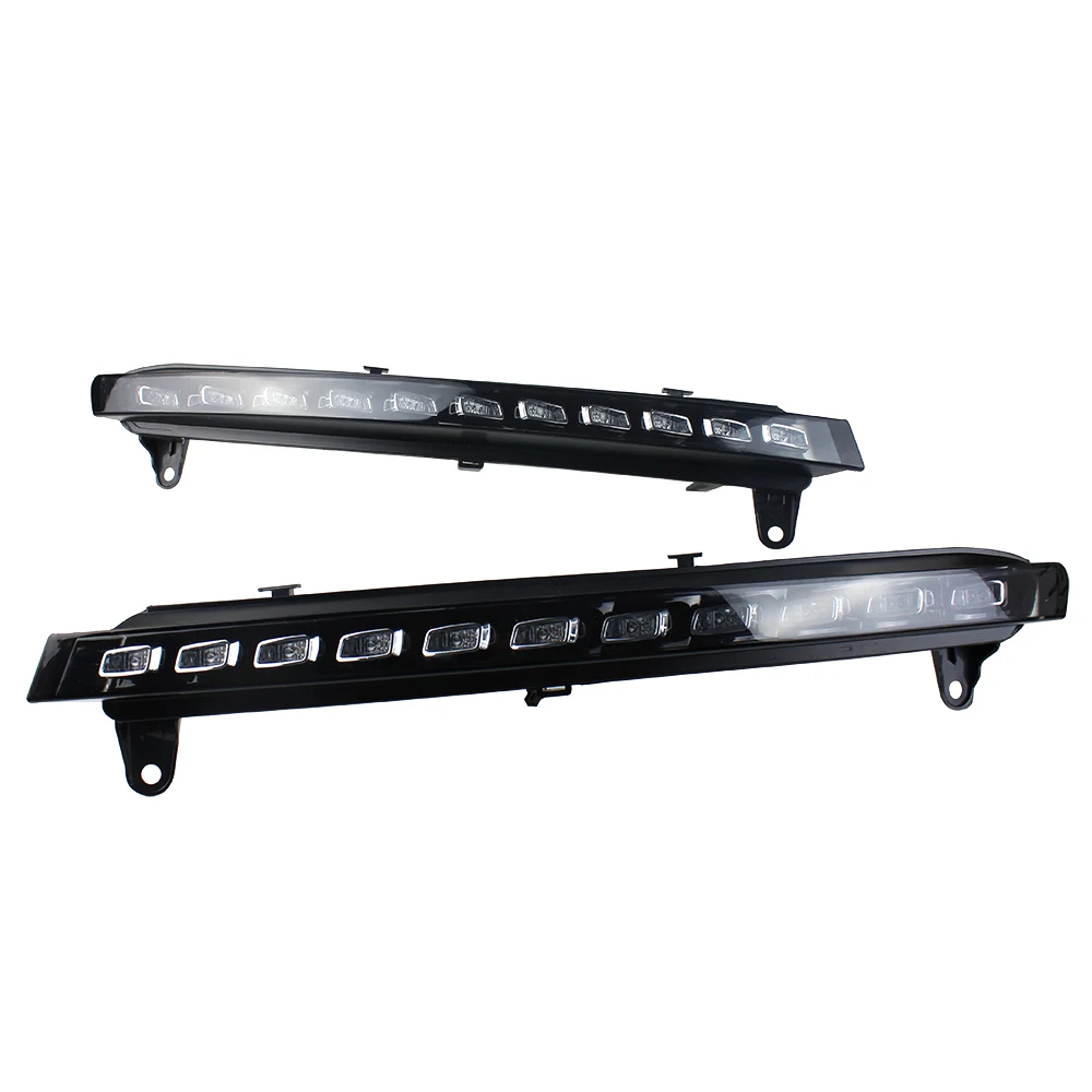 Aukma Compatible with Audi Q7 2006~2009 LED Daytime Running Light DRL Turn Signal Lamps