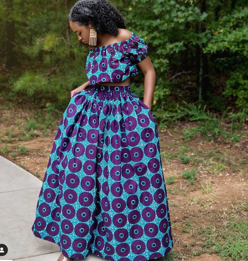 

Wholesale Fashion African Clothing Women New African Dashiki Print Boho Wide Leg Palazzo Loose Casual Pants Trousers