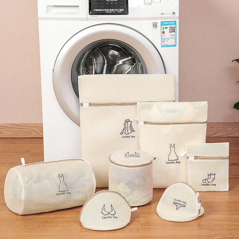 

Amazon Hot Laundry Bag for Bra Underwear Shirt Clothes Special Thicken Machine Wash Mesh Net Bag Set Package Storage Bags