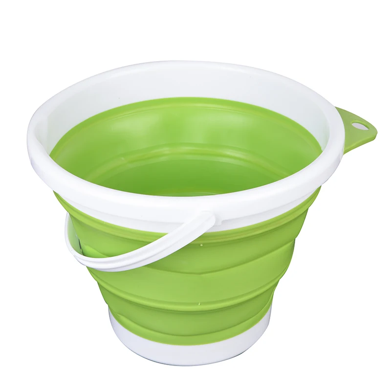 

5L 10L Household Garden car wash fishing portable Retractable Folding flexible Foldable Collapsible Silicone Bucket