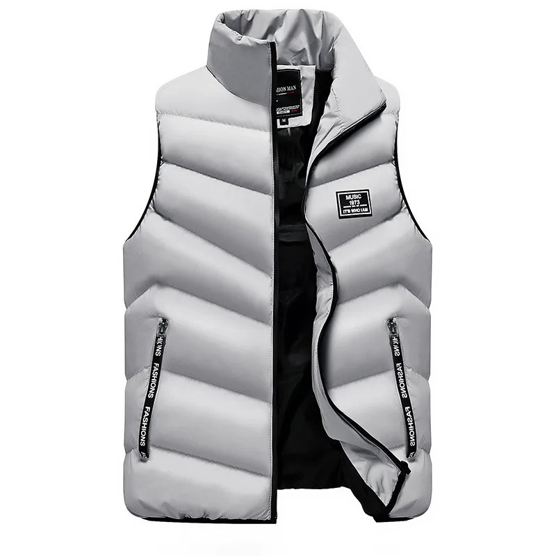 

New Style Mens Cotton Plus Size Breathable Utility Vests Quick Drying Casual Sleeveless Down Jackets