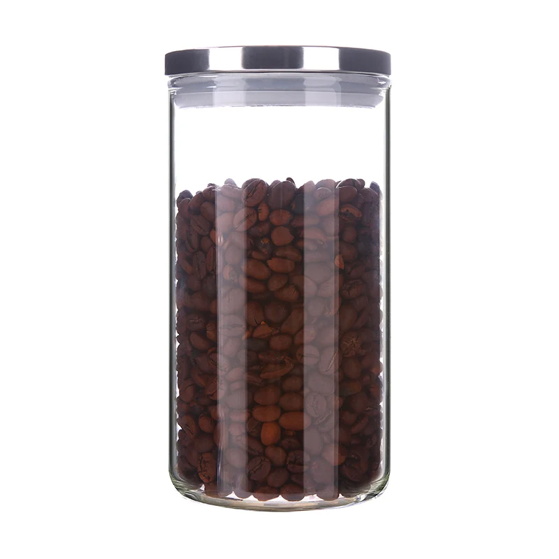 

In Stock Discount Clearance Borosilicate Glass Storage Jars For Kitchen Portable Sealed Jars, Transparent