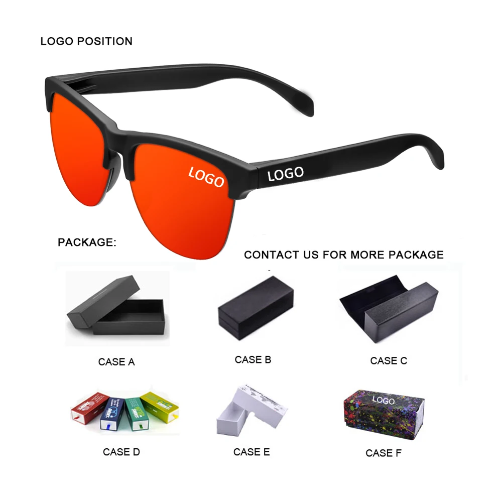

2021 Usom Manufacturer Pc Half Rim Mirror Coating Polarized Mix Color Sunglasses Free Samples Sun Glasses, Custom colors