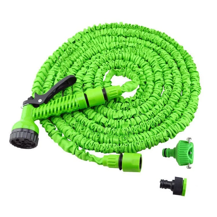 

50ft/magic hose/high pressure flexible snake gartenschlauch water hose expandable garden hose, Green,blue