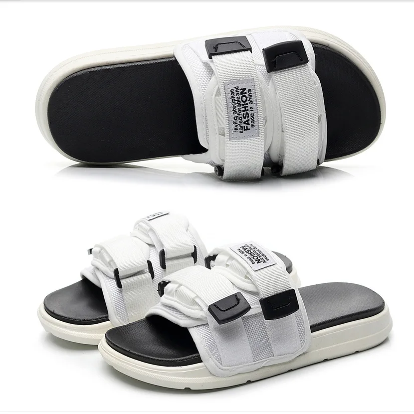 

Summer 2021 Korean wear outdoor fashion trend personalized non-slip thick soled men's sandals